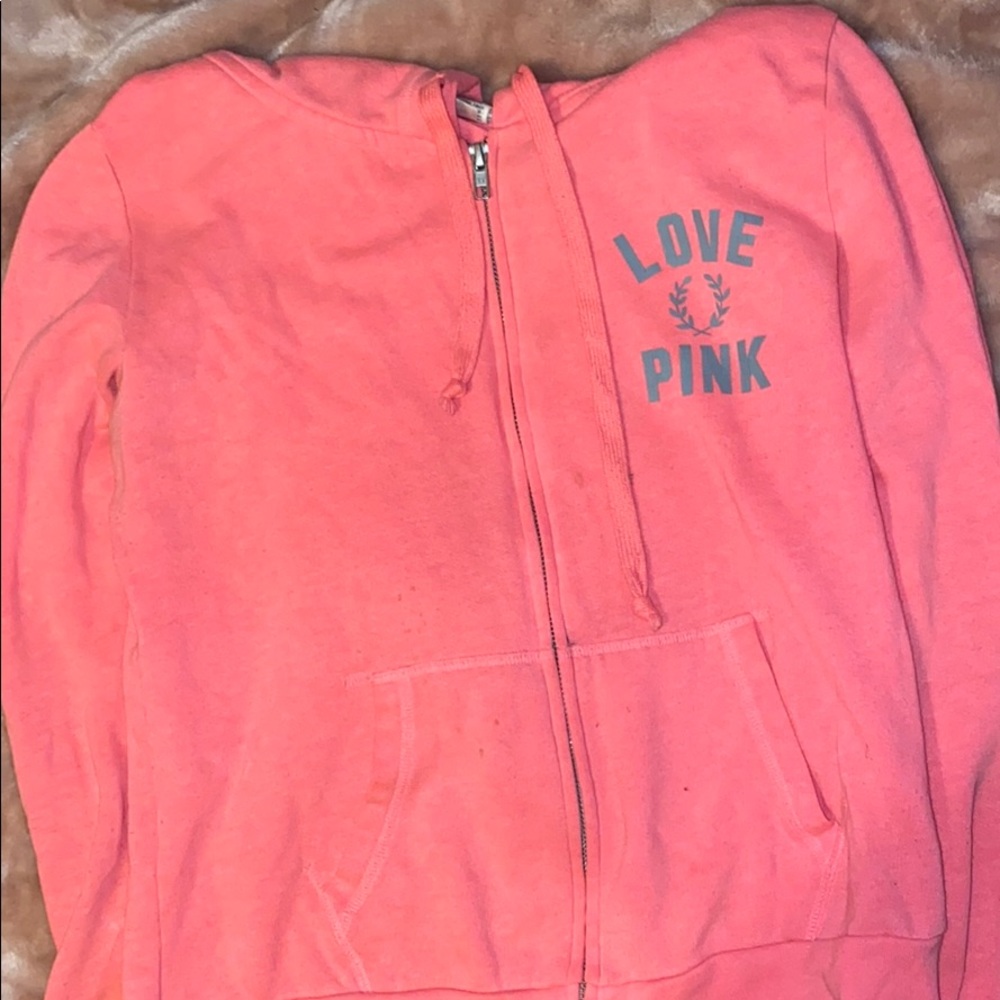 Victoria’s Secret PINK Zip Up Jacket Hoodie